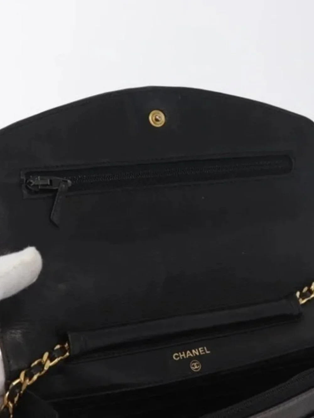CHANEL brand	chanel color	black
